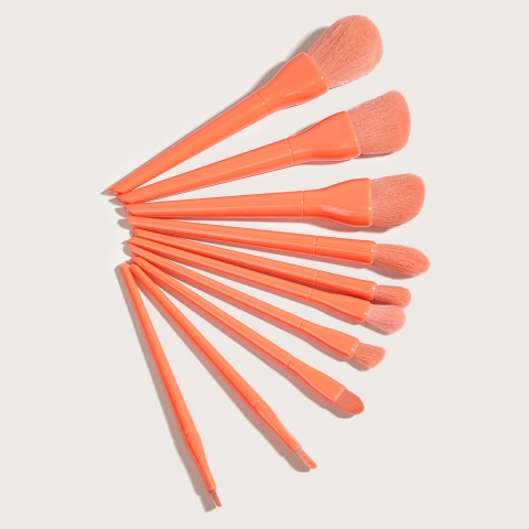 キュート ブラシ 10本セット オレンジ