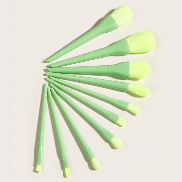 キュート ブラシ 10本セット グリーン