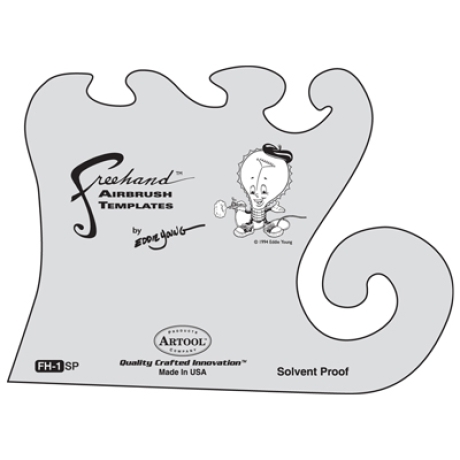 Artool FH1 Freehand Airbrush Template by Eddie Young