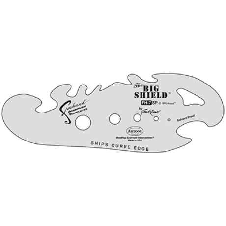 Artool FH7 Mini Shield Freehand Airbrush Template by Gabe McCubbin